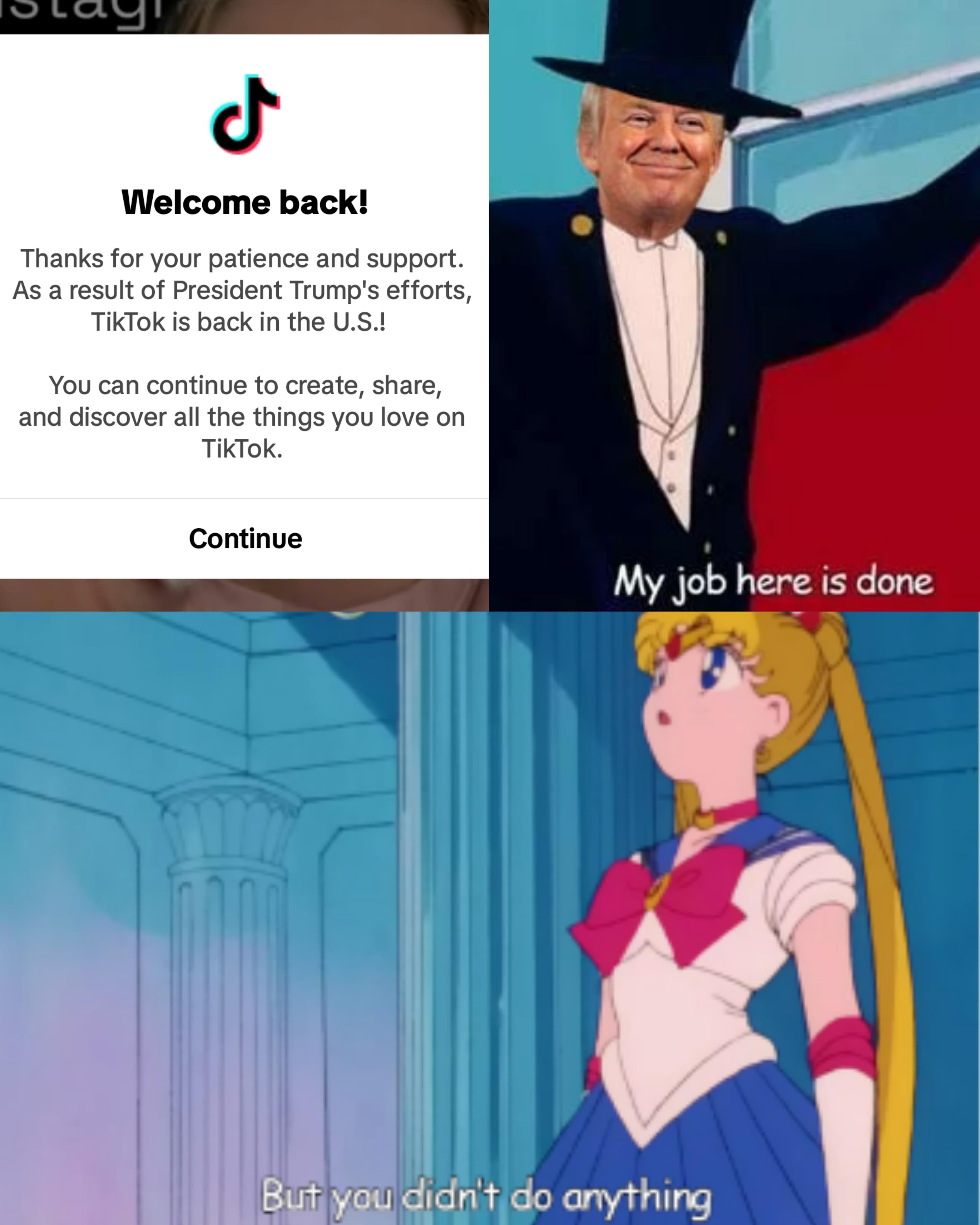 Other than pushing for the ban in the 1st place