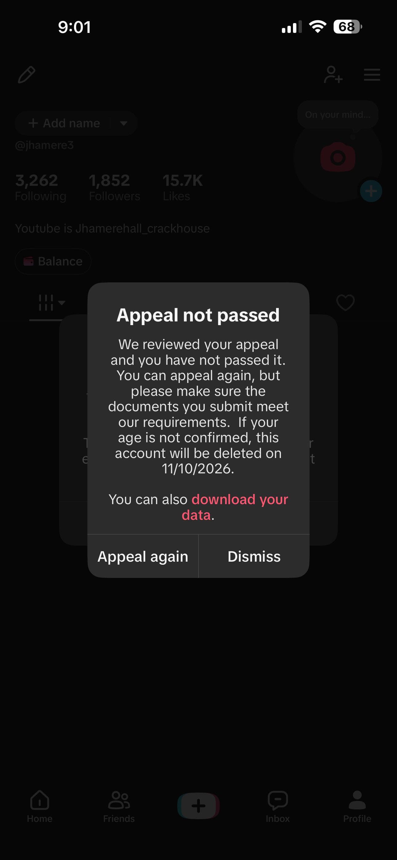 Does anyone know how to fix this before my account be gone