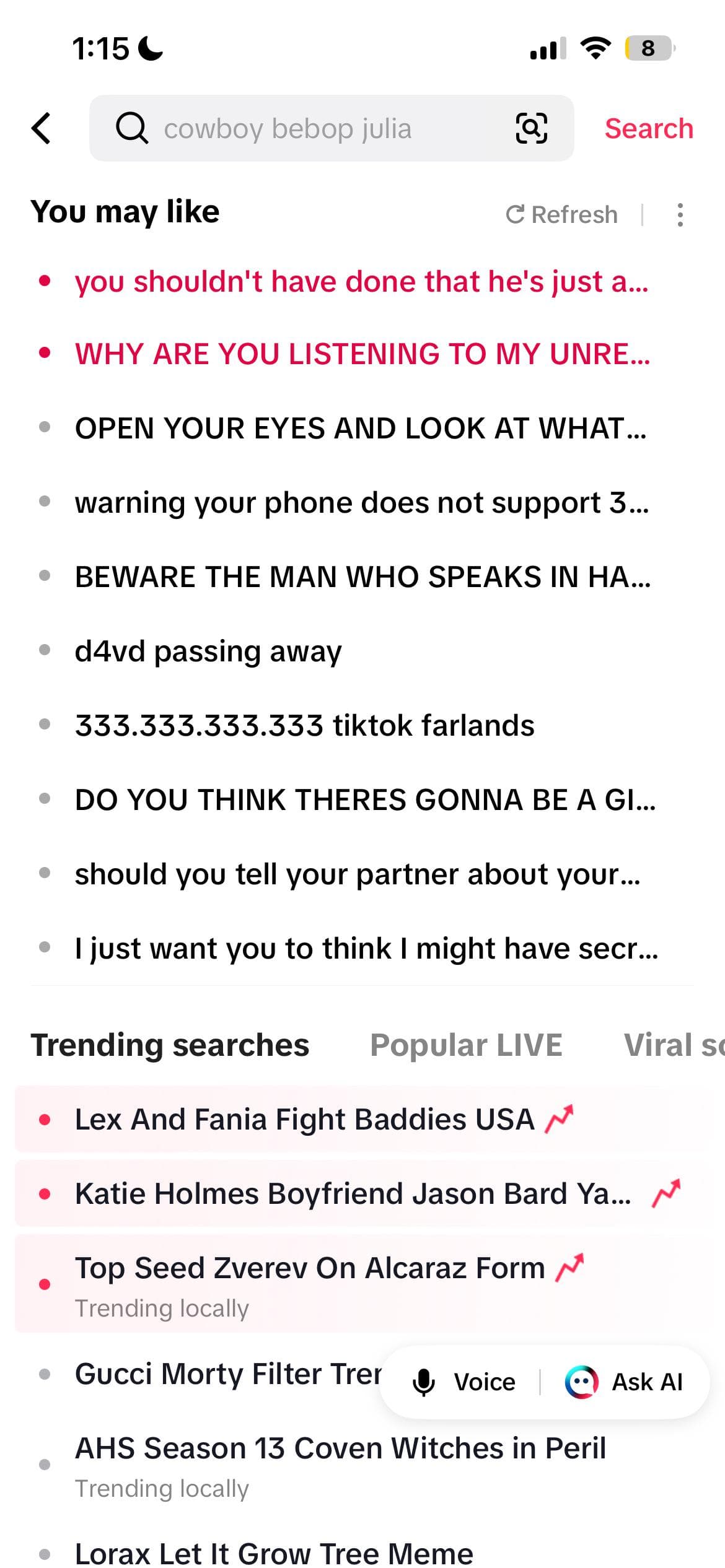 TikTok, what’s going on right now?