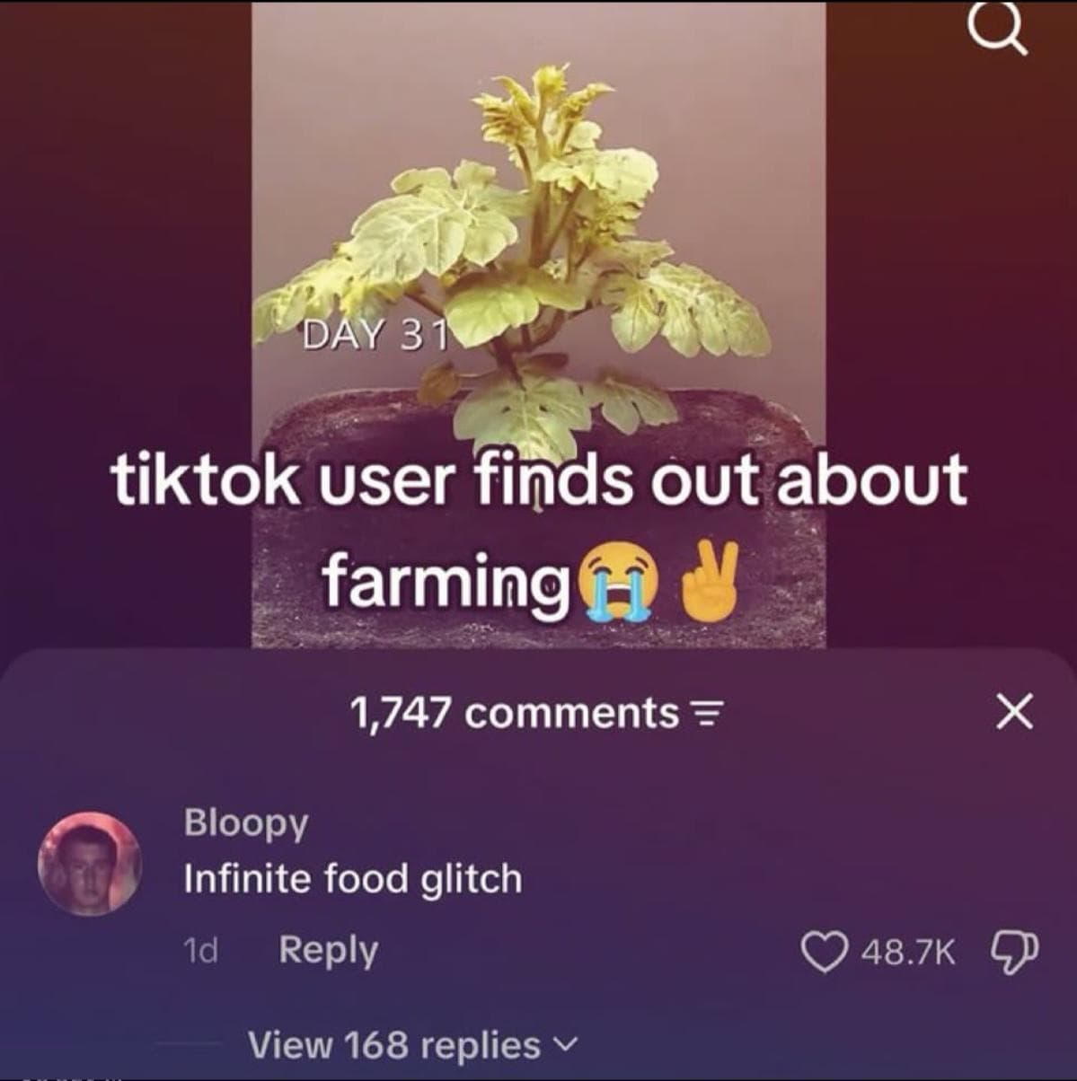 Bro got infinite food glitch