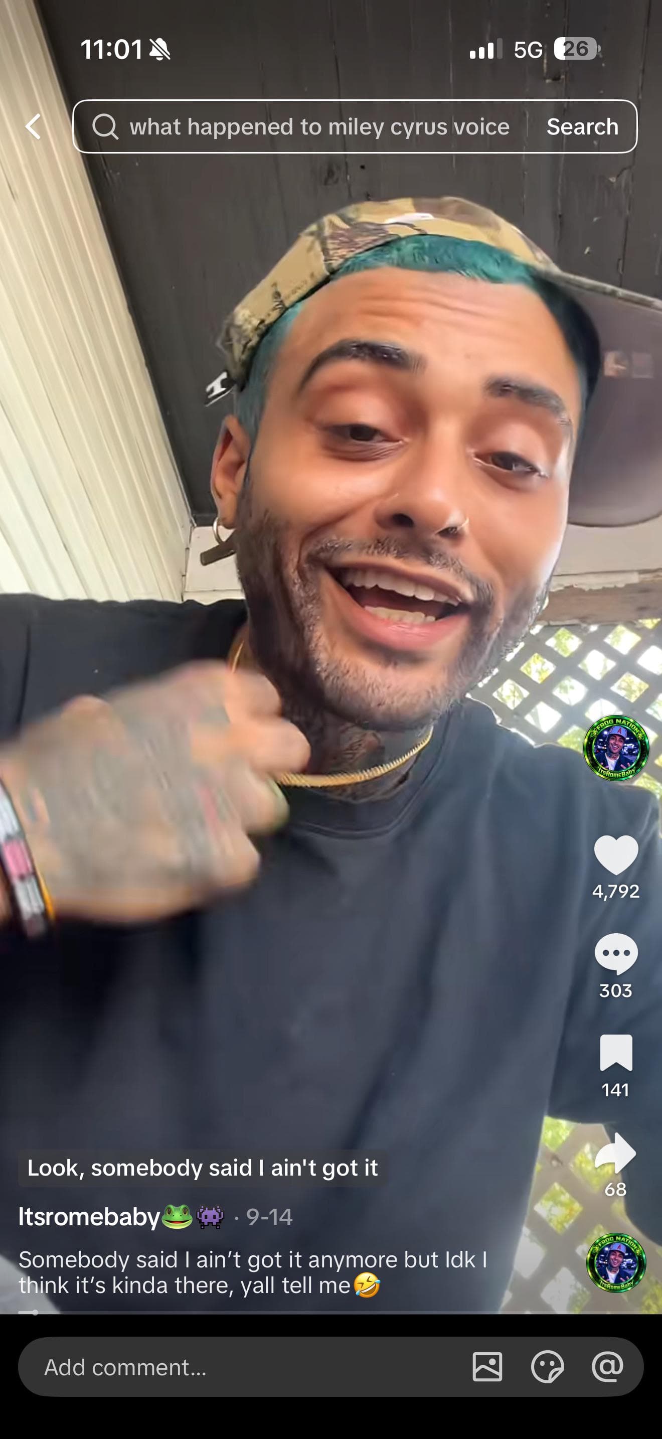 What happen to its rome he used to be so attractive he looks rough af now