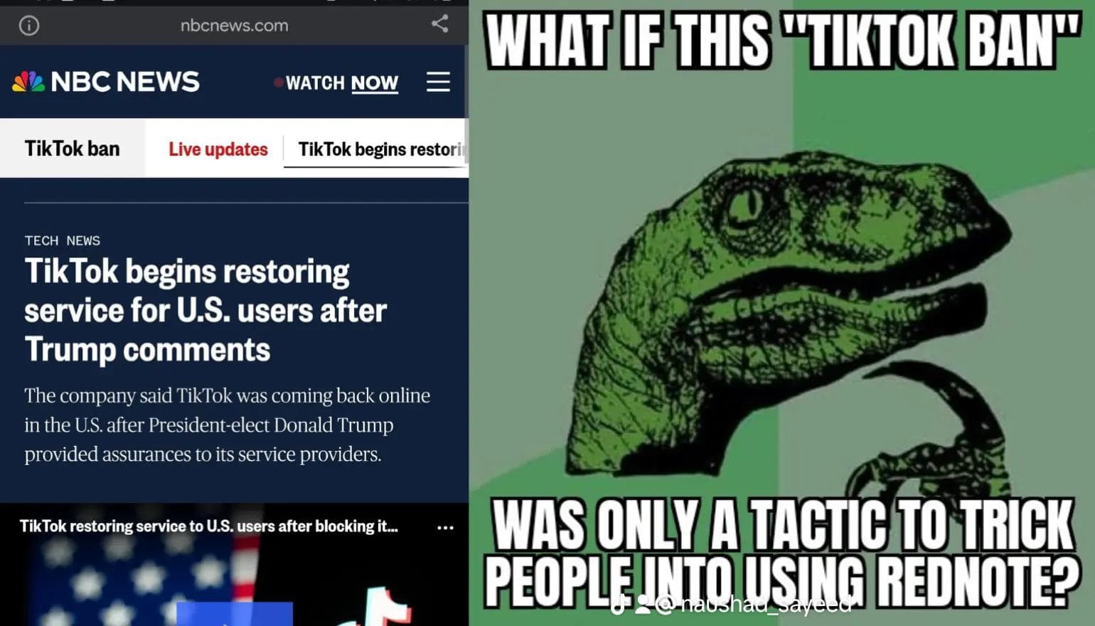 This "TikTok Ban" seems suspicious now 😳 BUT AT LEAST IT'S BACK 😃🎊