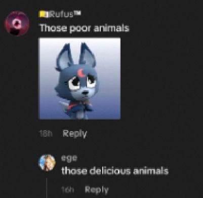 Those poor animals