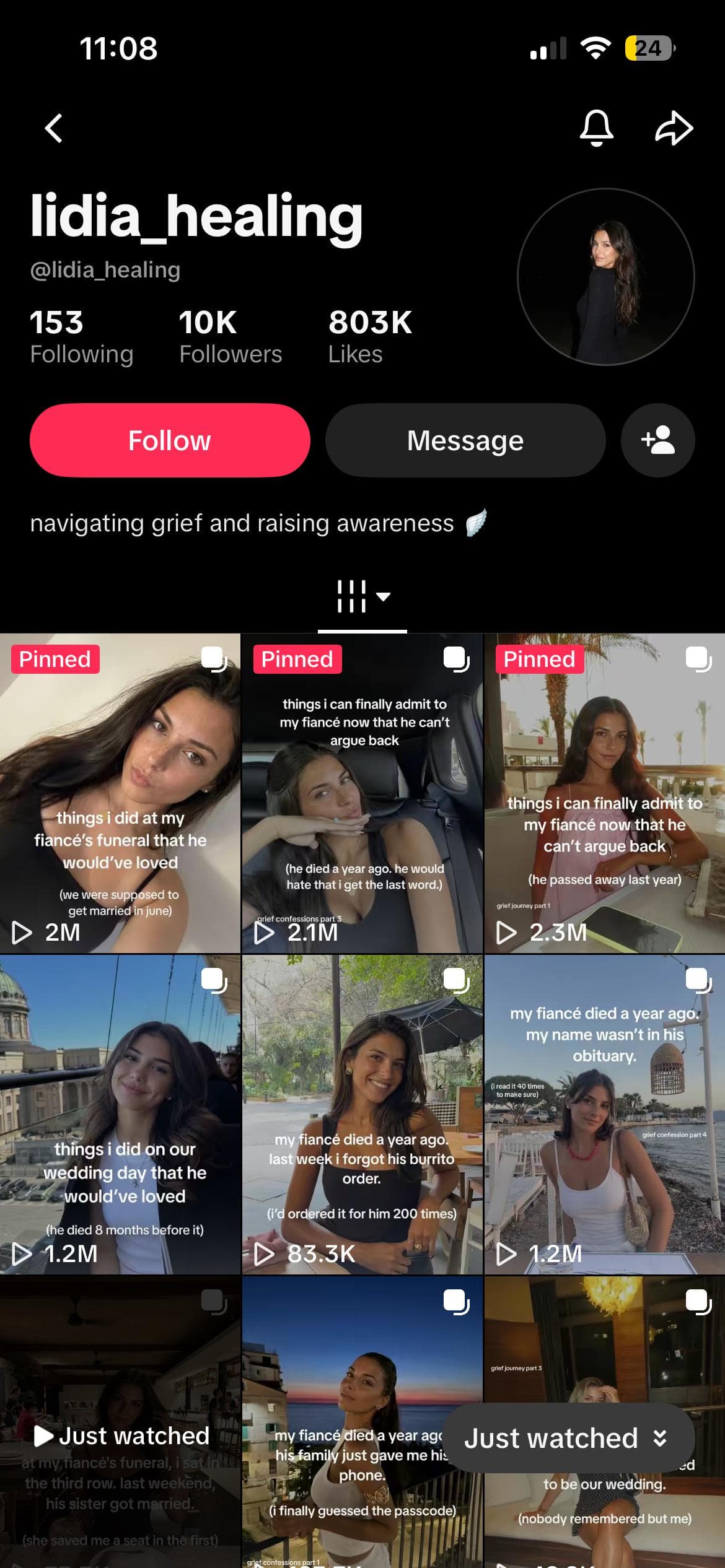 That lidia_healing is an ad for an app, right?