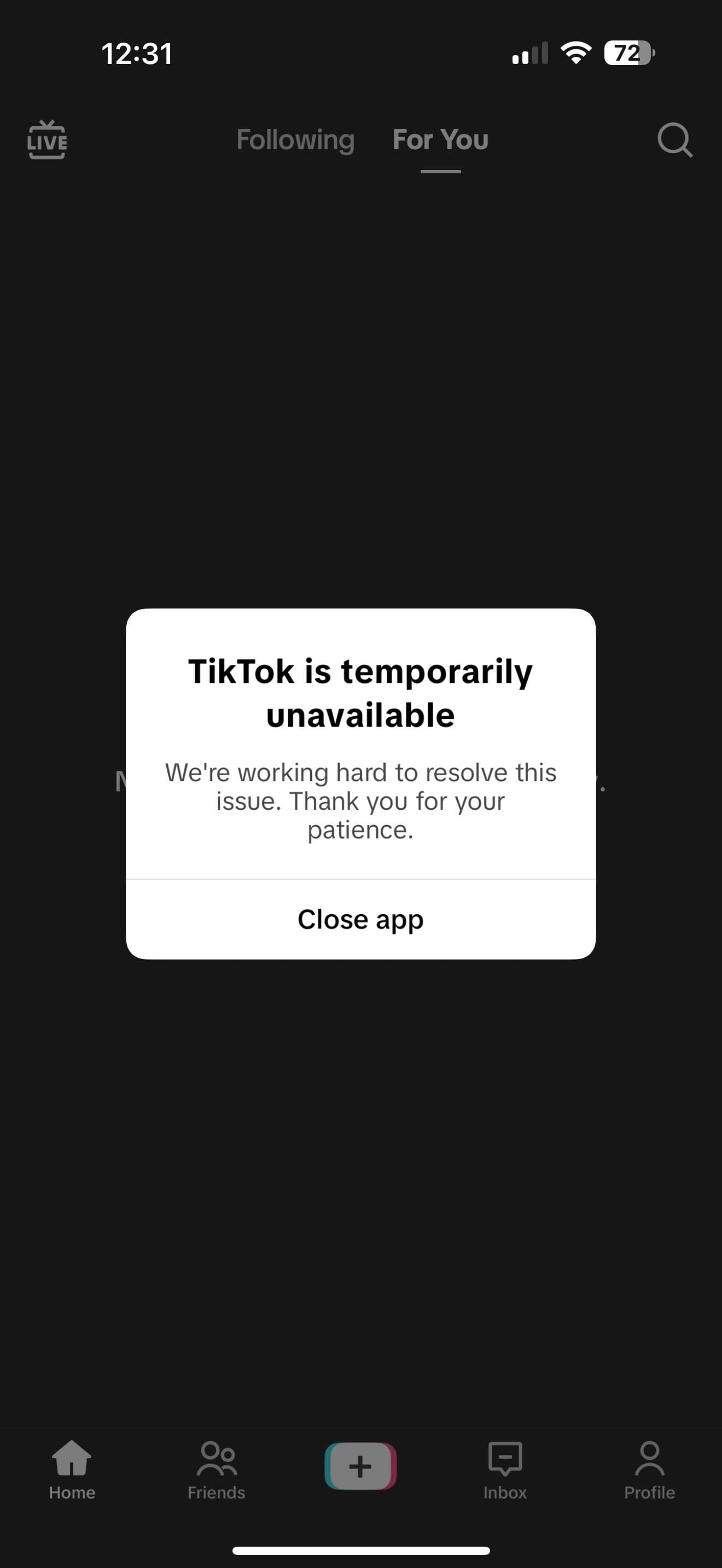 Still not working 
