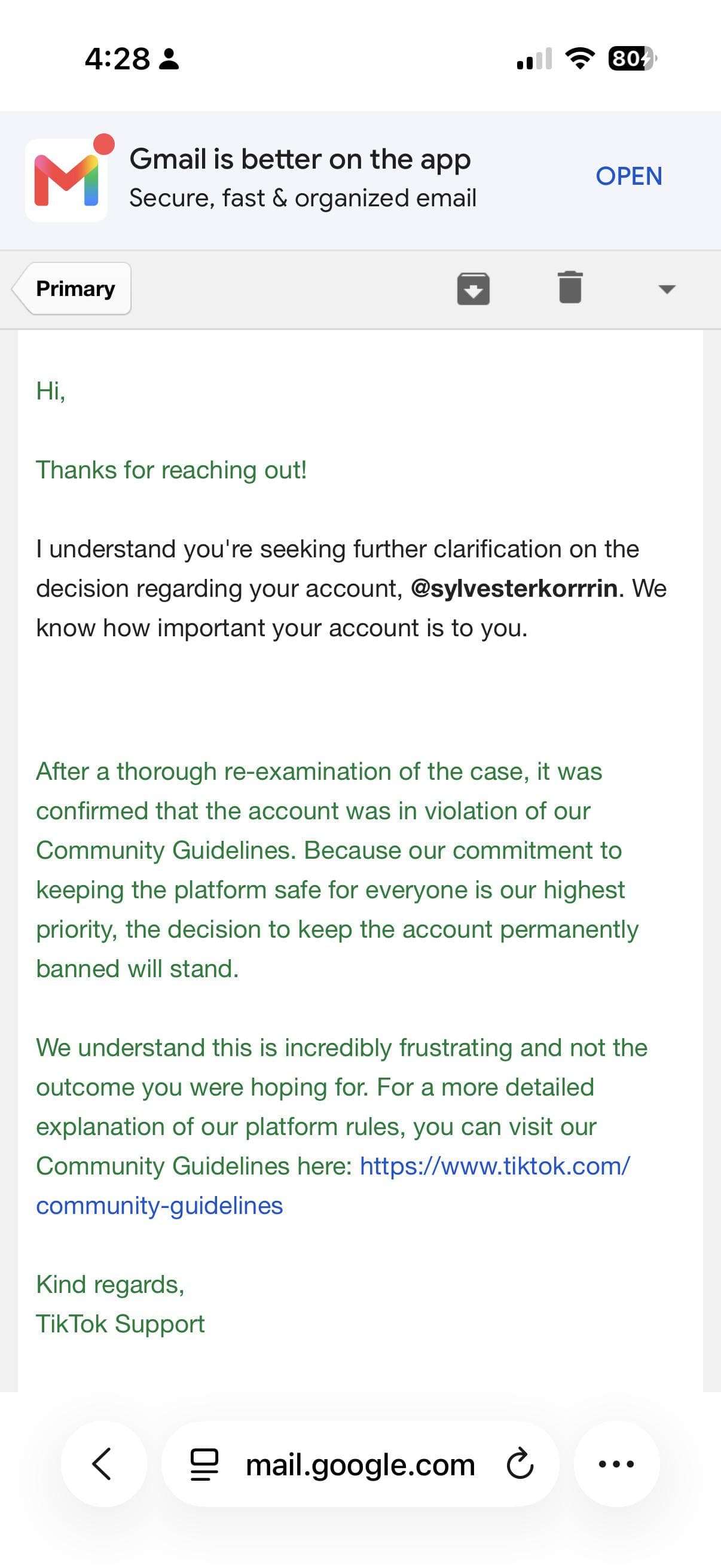 Suspended