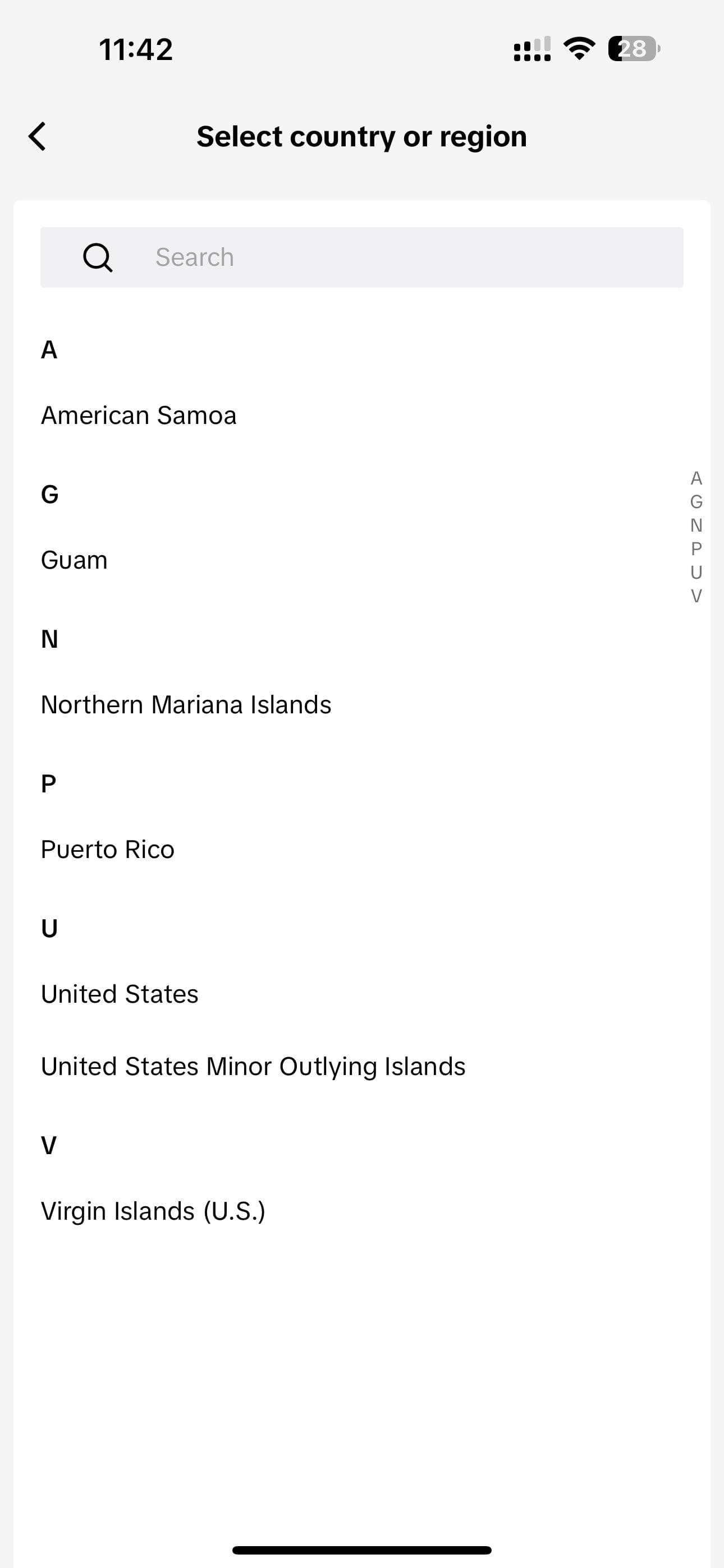 Why can’t I change my region?