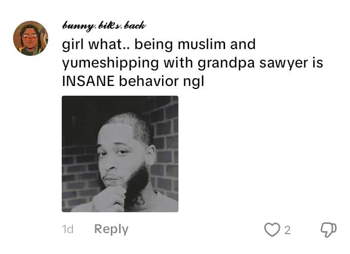 What does this TikTok comment mean?