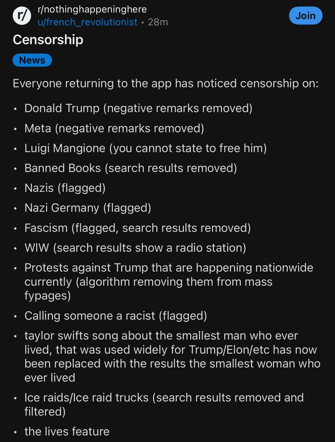 Are these things true?
