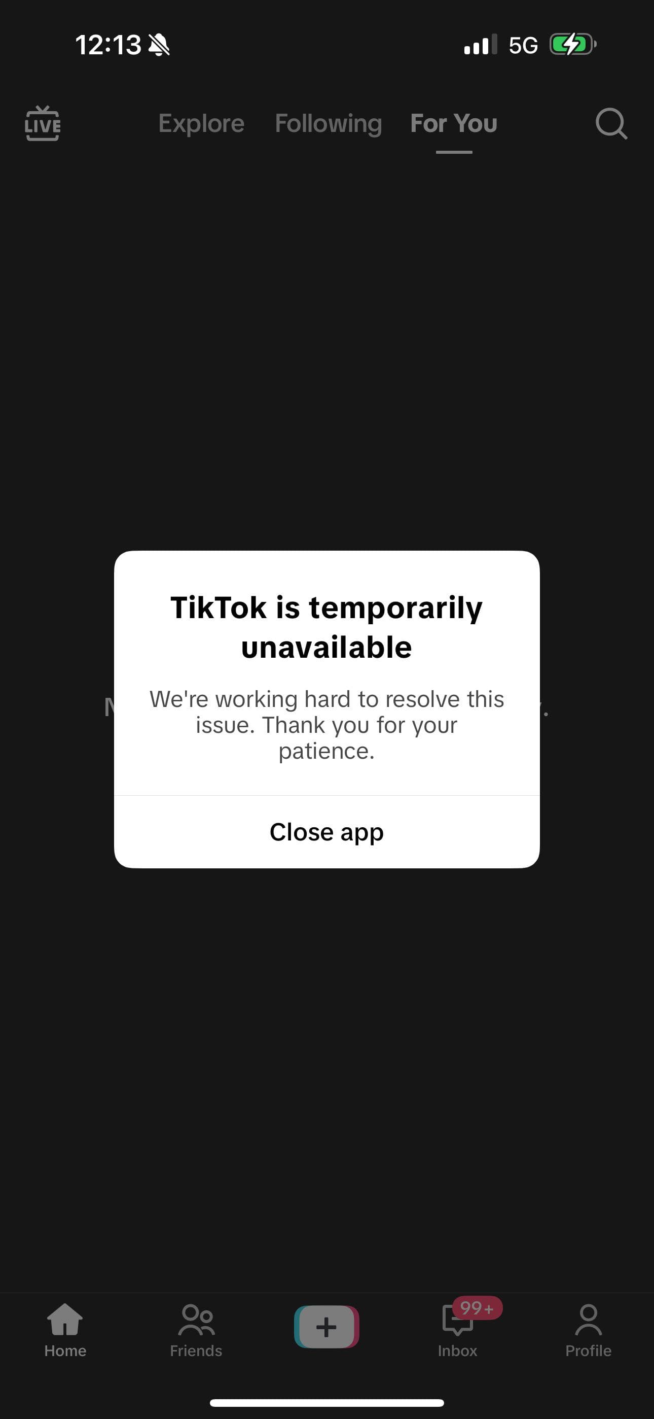 My TikTok is still not working!