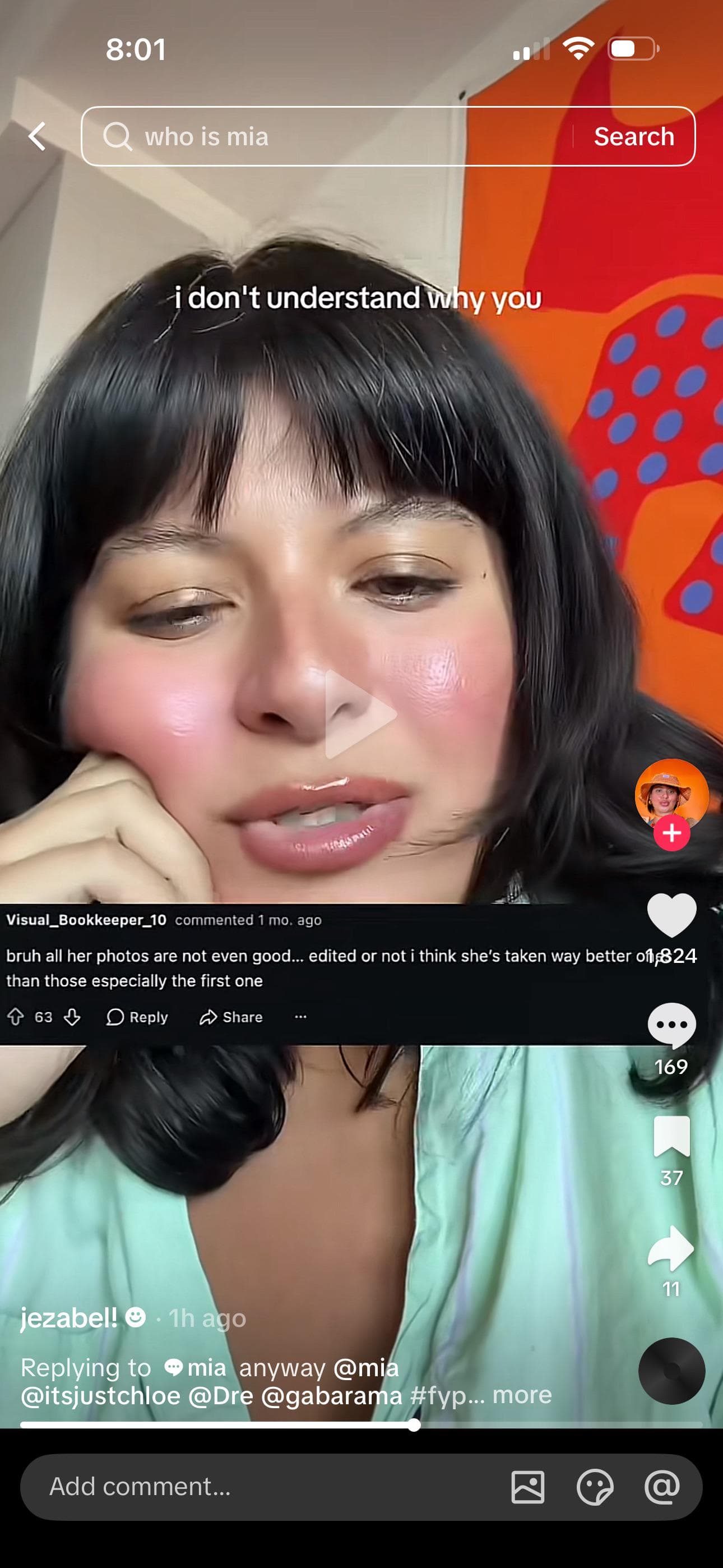 @Jezacat - Doxxing her own fan?
