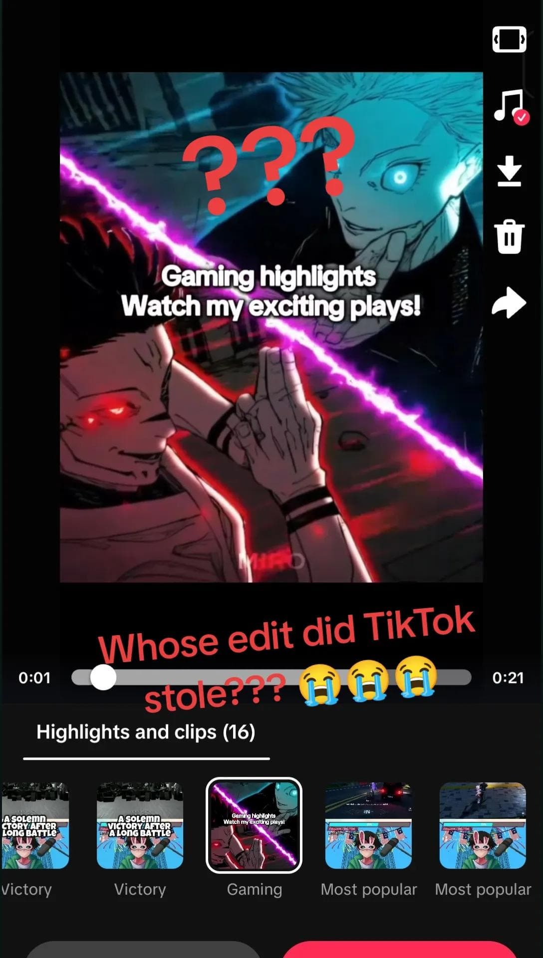 I think TikTok stole someone's edit