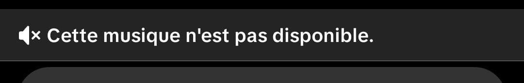 This music is not available, what the hell is happening again with tiktok