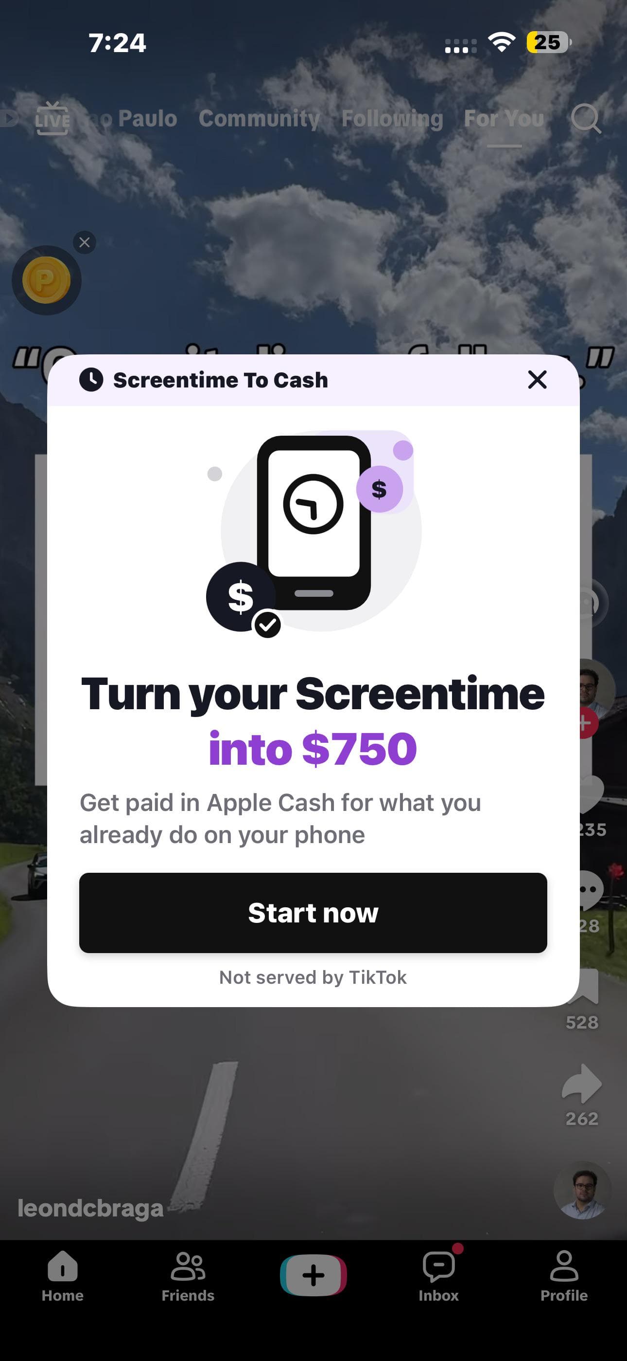 Weird pop up