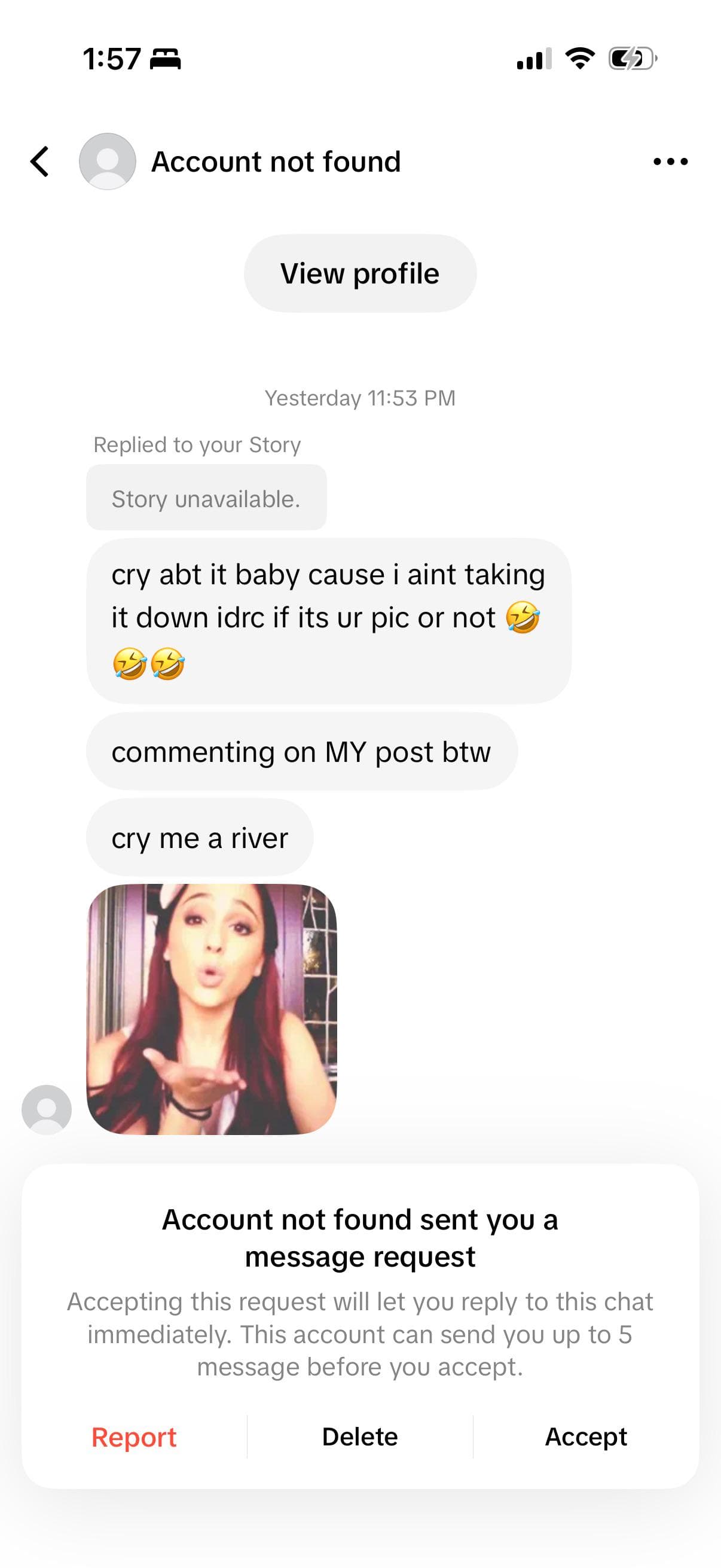 Someone is pretending to be me and tiktok is doing nothing to fix it