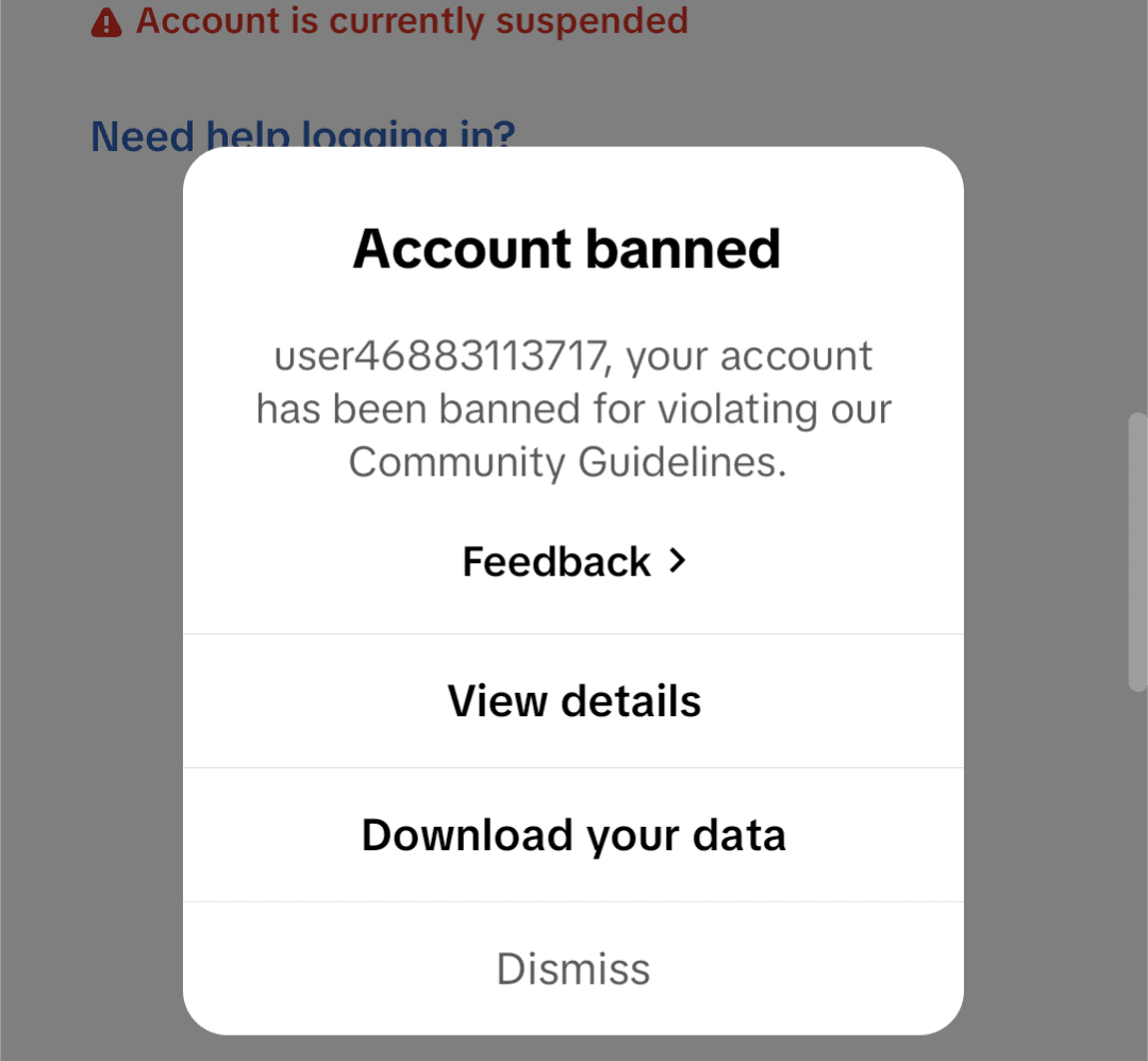 Tiktok ban?