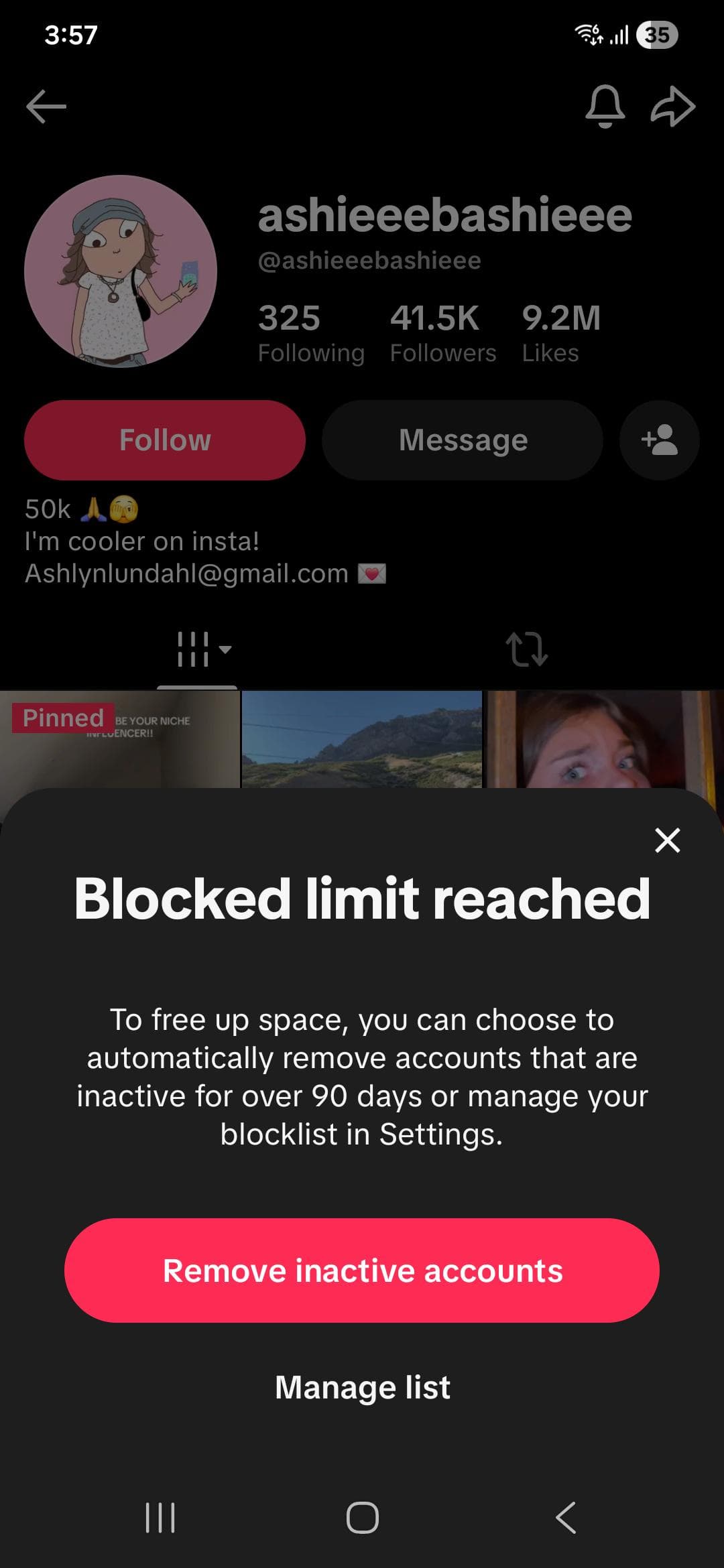 BLOCK LIMIT HAS RETURNED