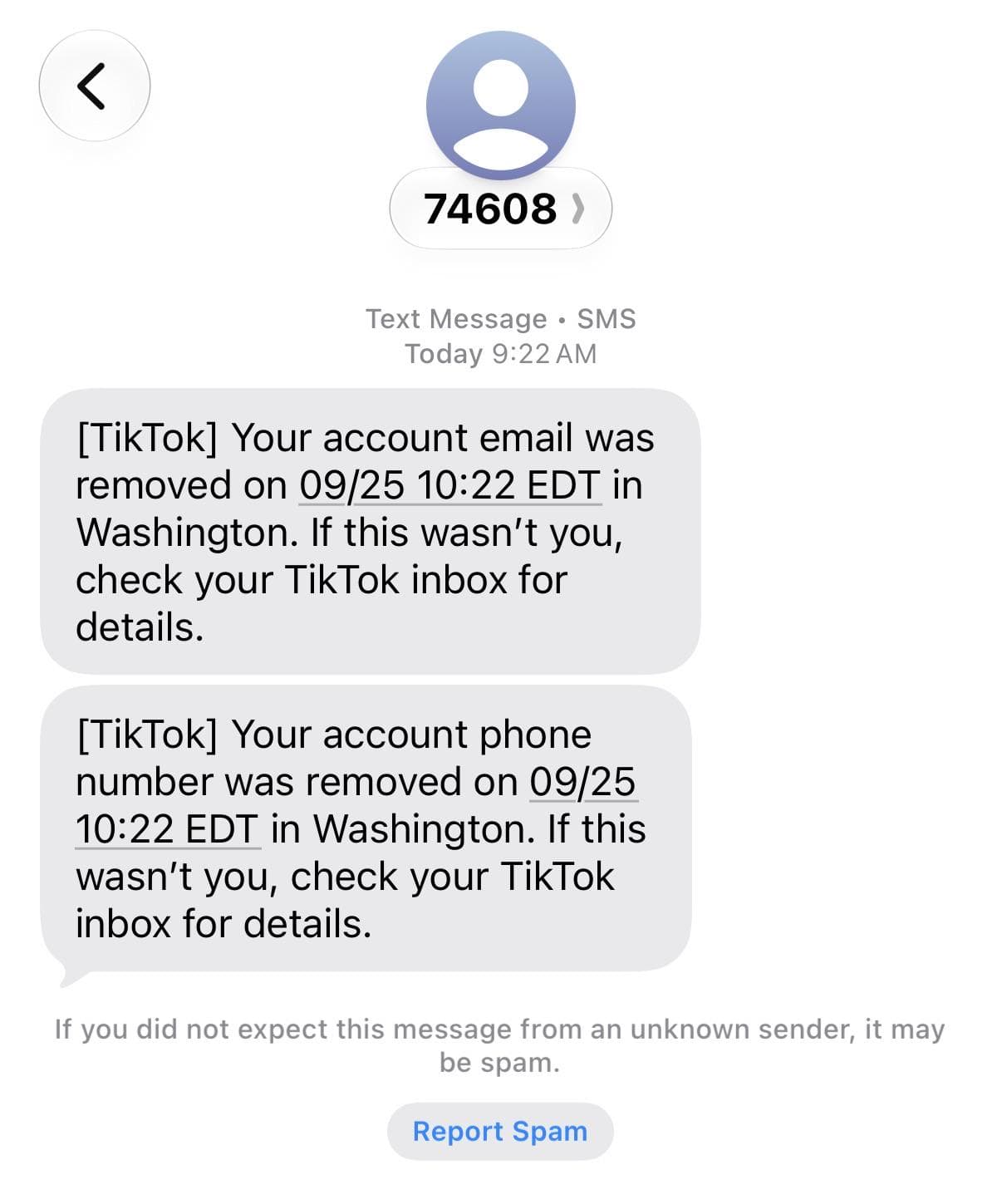 Are these legit? Don’t see anything in the inbox of either account