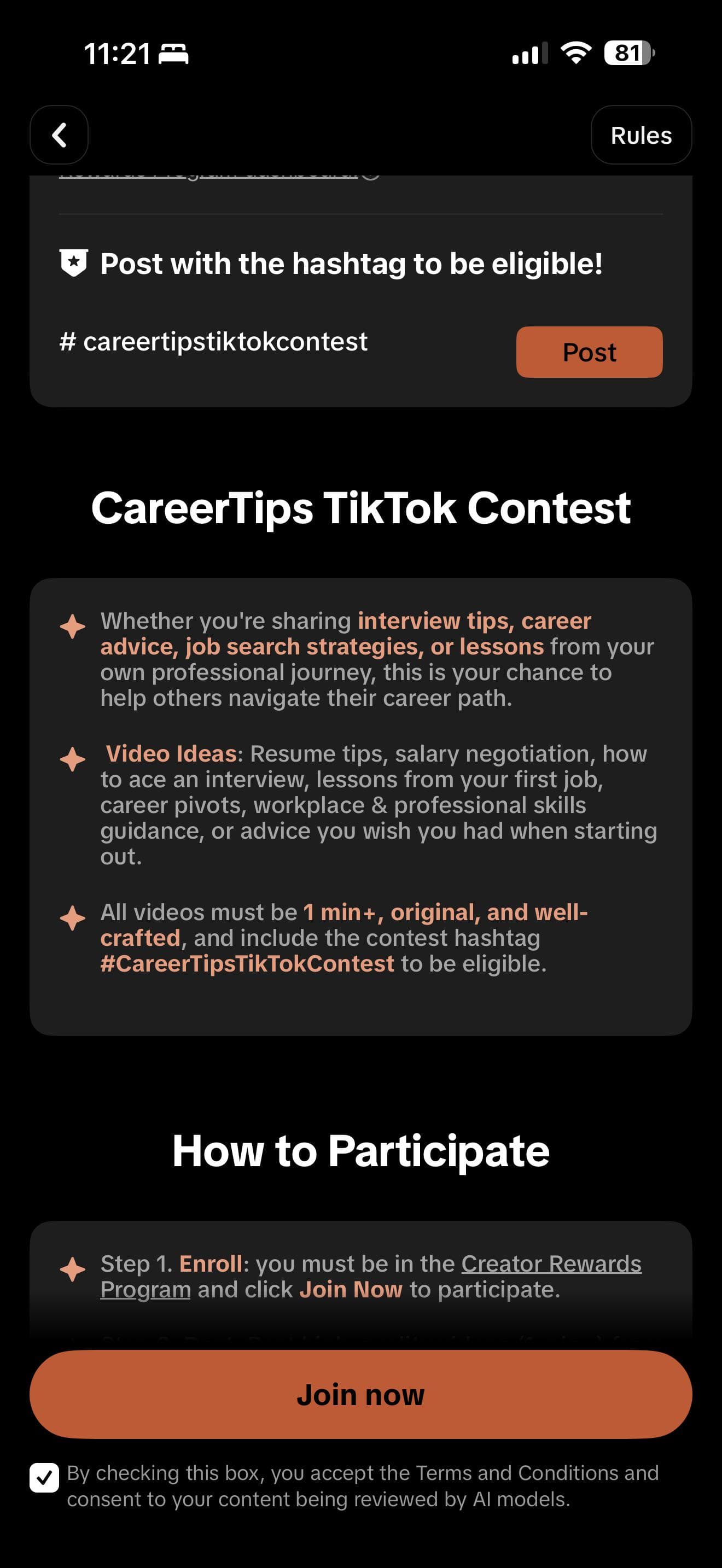 TikTok challenges