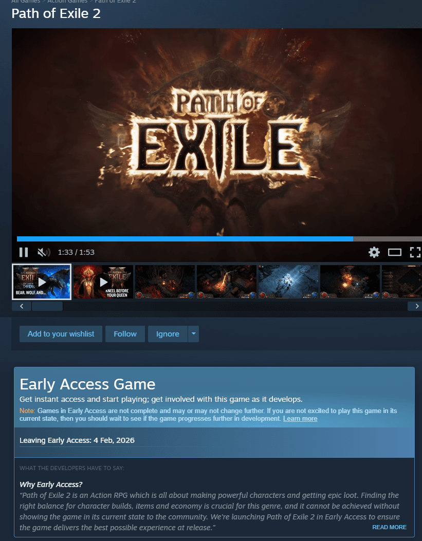 Sorry, what leavening early access today?