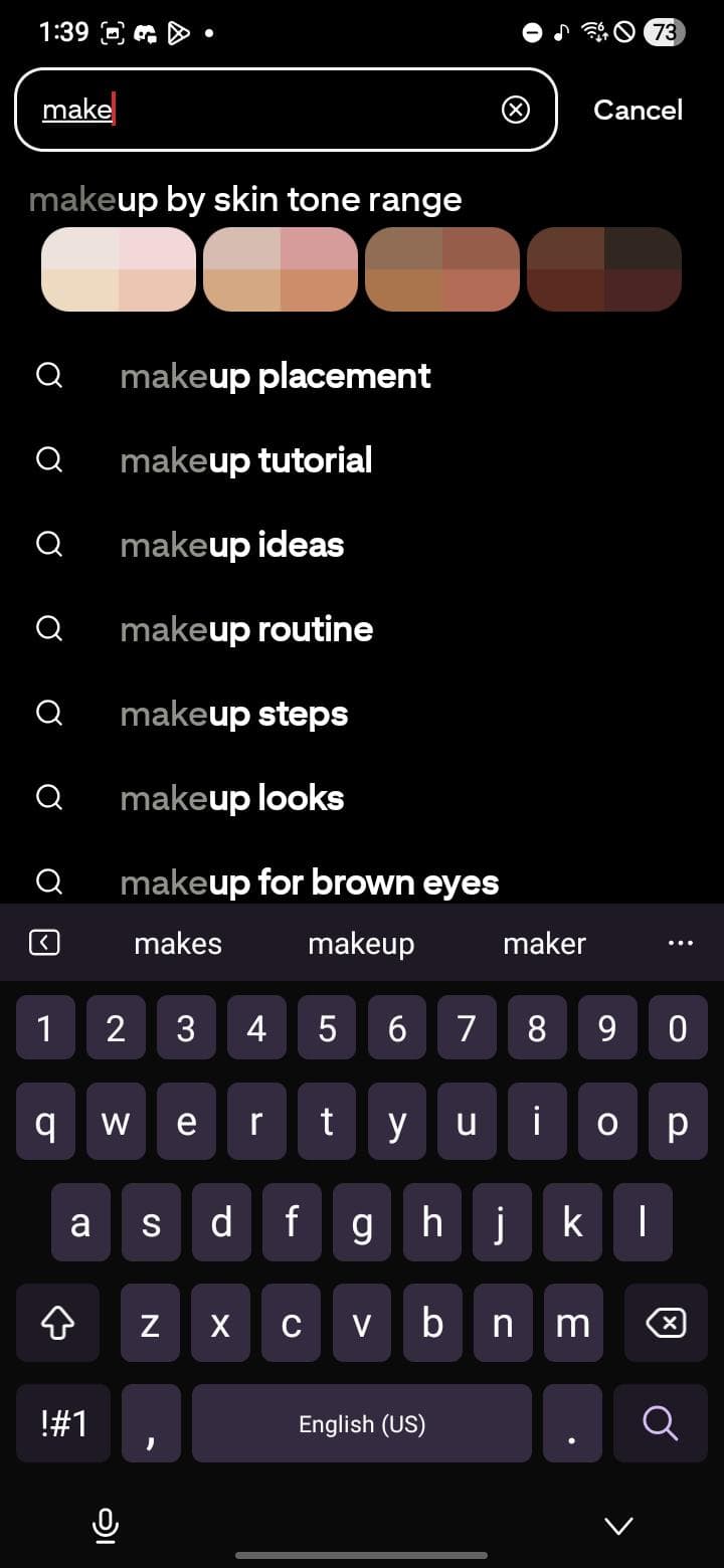 Tiktok can you please add the skin tone search feature pinterest has