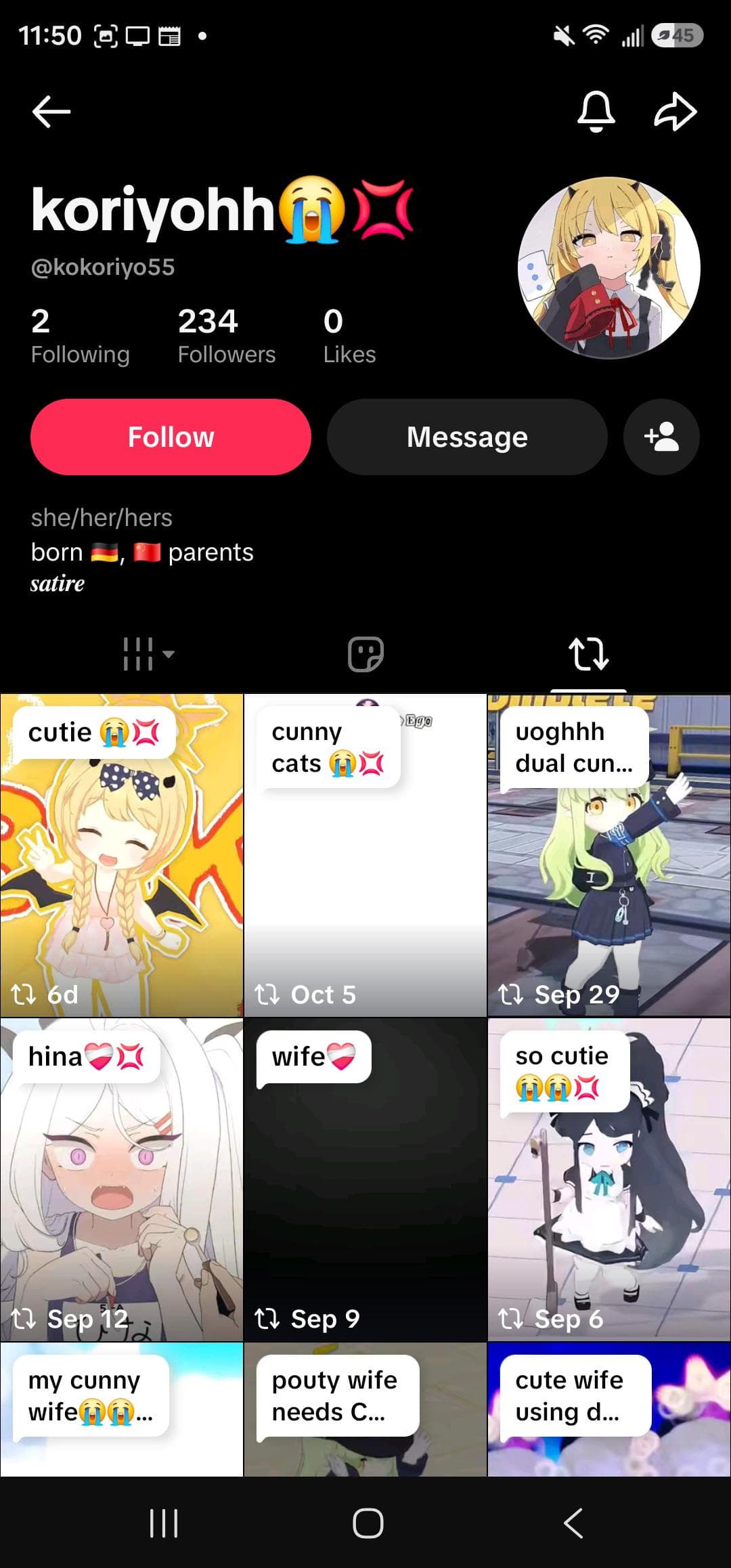 How do you report accounts?
